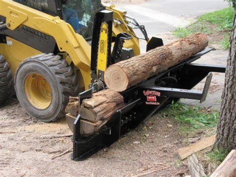 skid steer wood cutting and splitting attachment|best skid steer splitter attachments.